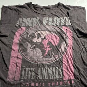 001 - VINTAGE 00s PINK FLOYD 2009 ORWELL THEATRE ROCK BAND T SHIRT